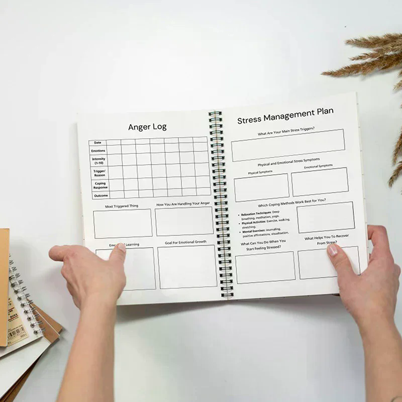Health Wellness Mental Health - Tagebuch für psychische Gesundheit, Planer für