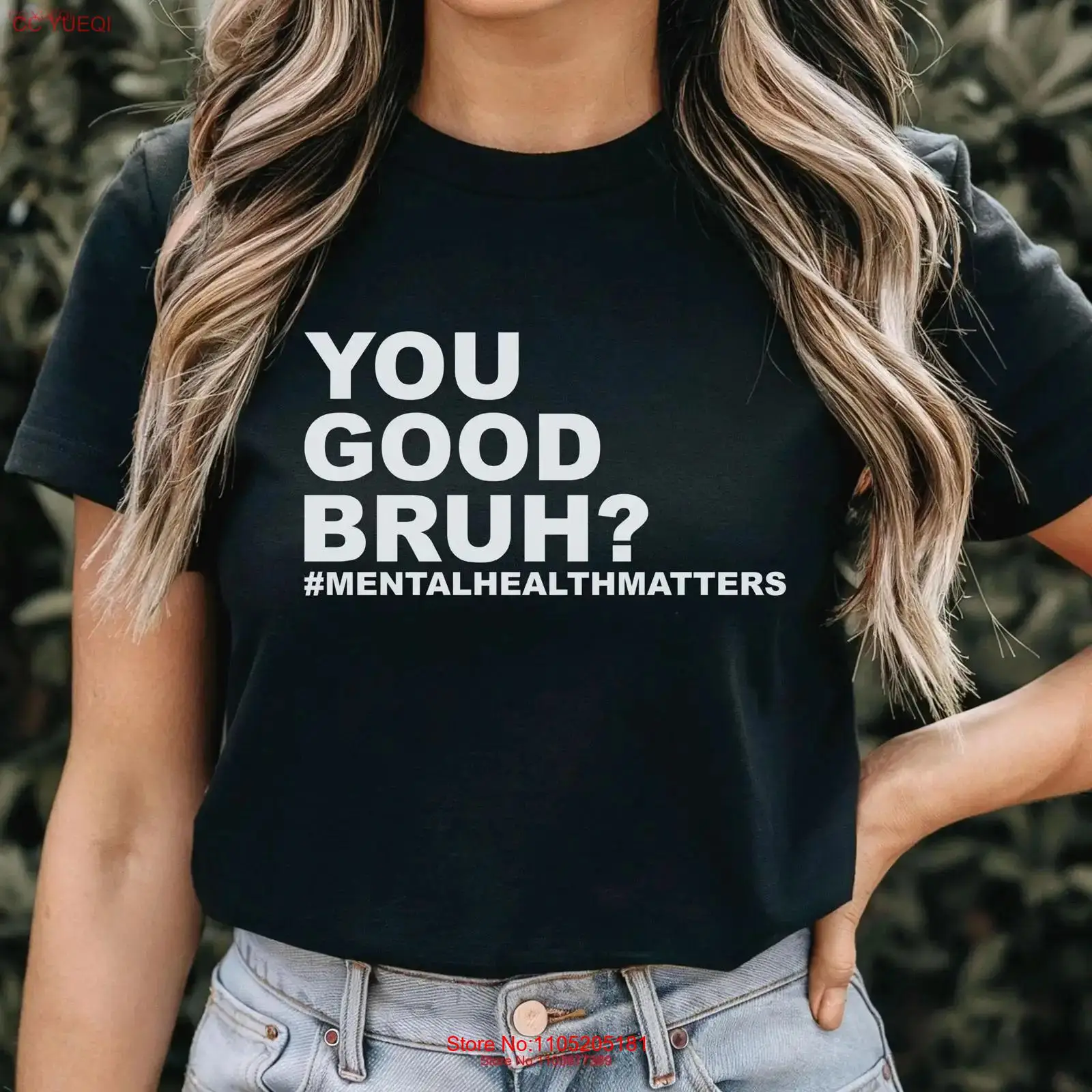 Mental Health Wellness Quotes - Herren-T-Shirt „Mental Health Matters“ mit positivem