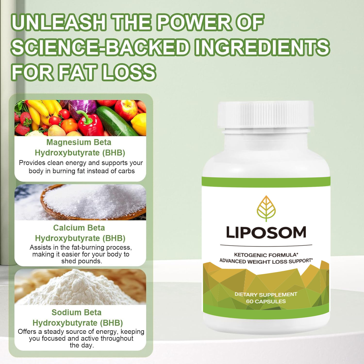 60-teilige Liposem-Kapseln – V – Health Wellness Vitality Bewertung und Preis