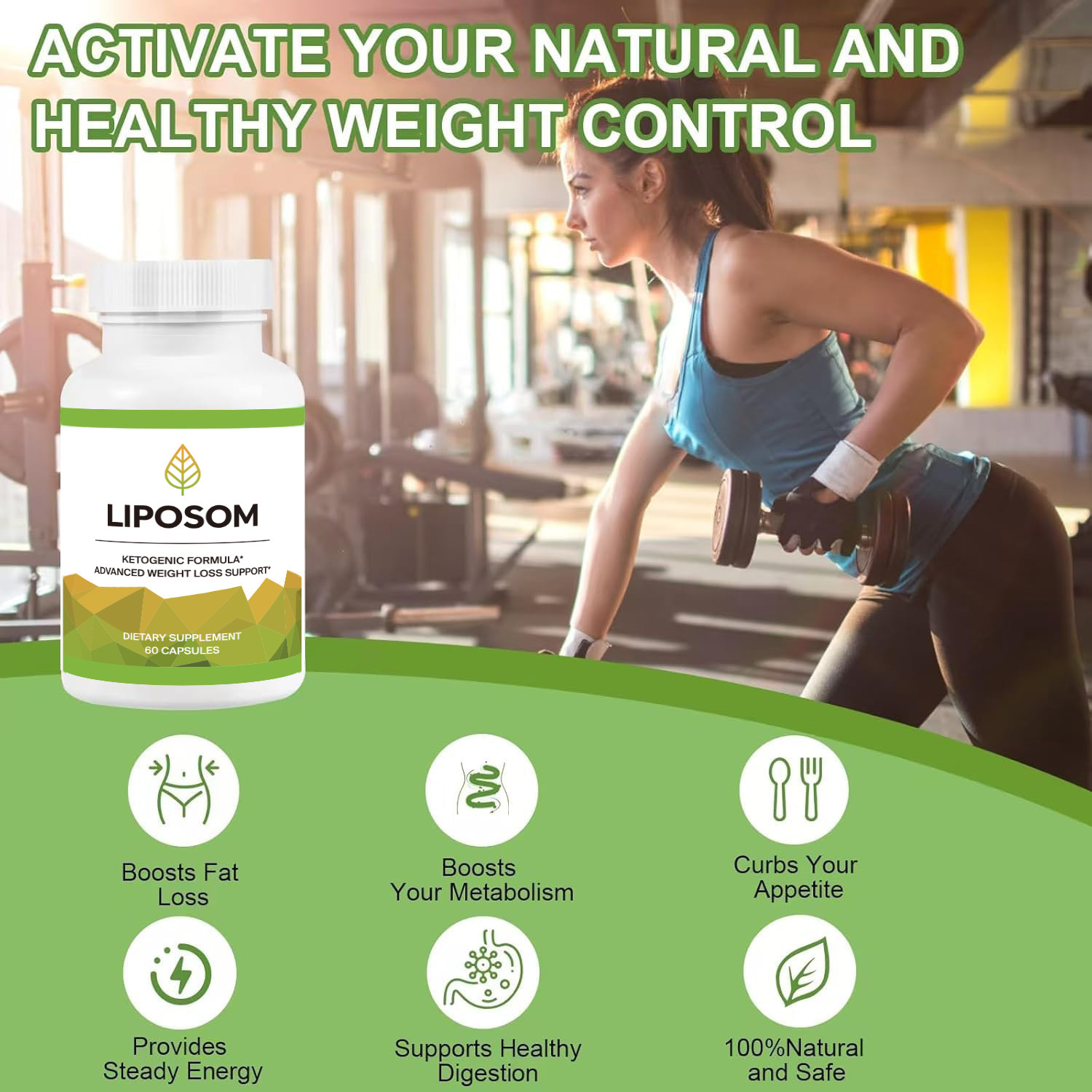 60-teilige Liposem-Kapseln – V – Health Wellness Vitality Bewertung und Preis