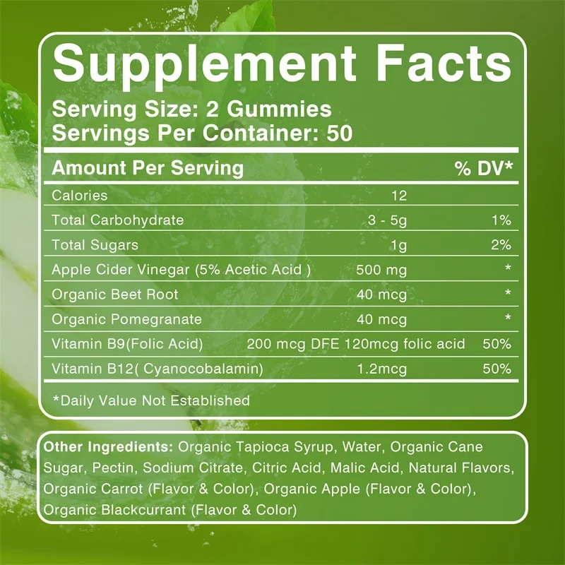 Keto-Gummibärchen – mit Apfele – Health Wellness Vitality Bewertung und Preis