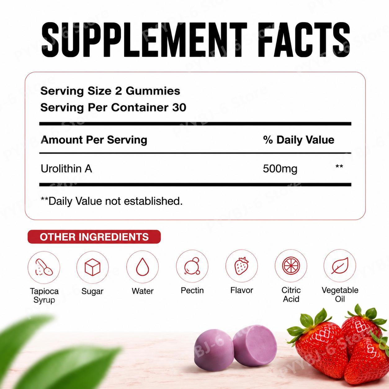 Docteat Urolithin A Gummibärch – Health Wellness Vitality Bewertung und Preis