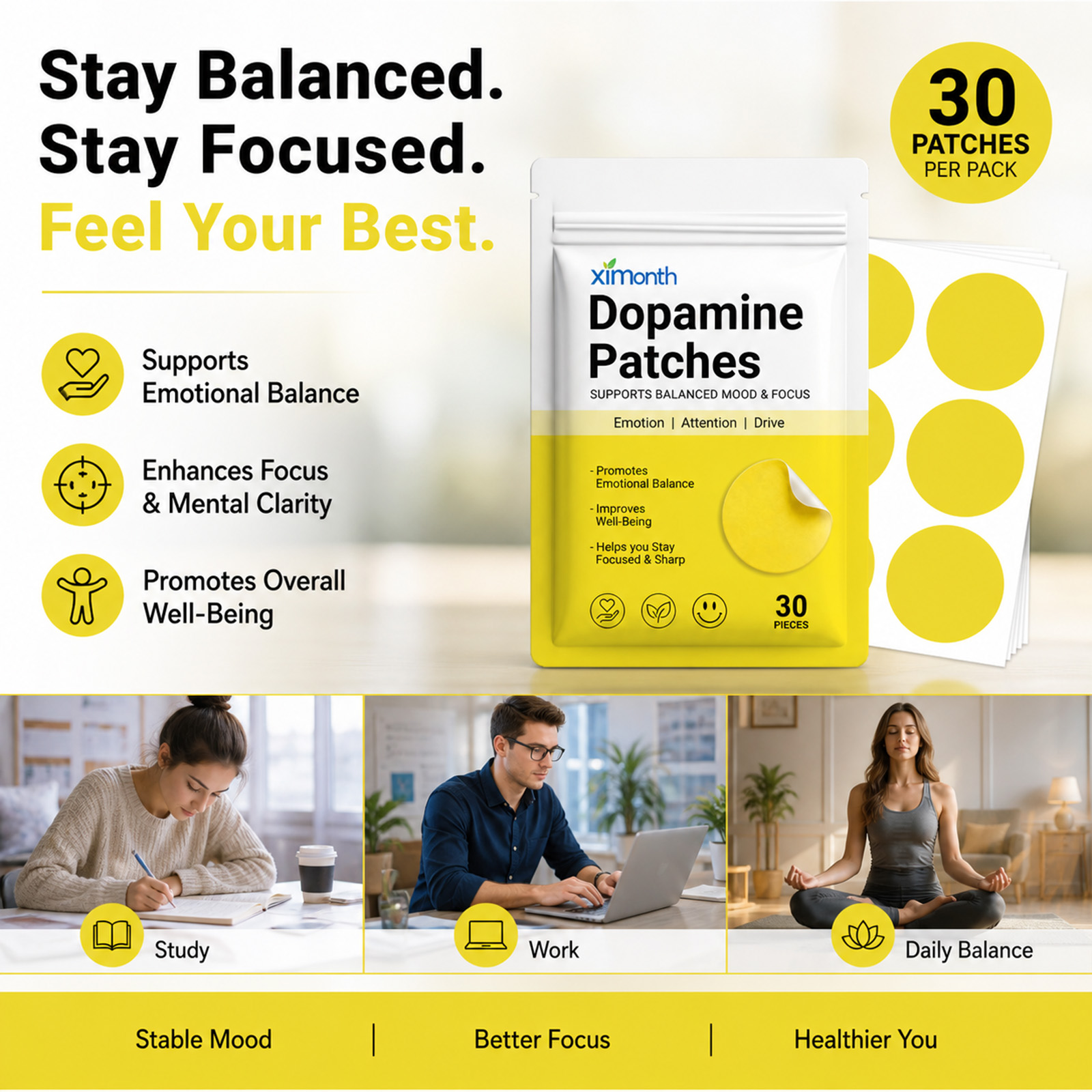 Dopamin-Pflaster Vitalitäts-Bo – Health Wellness Vitality Bewertung und Preis