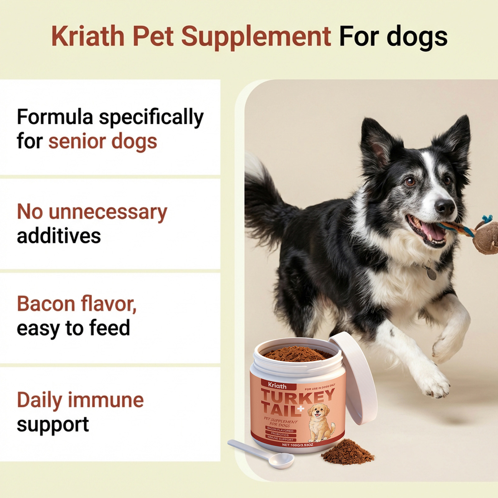 Hunde-Nahrungsergänzungsmittel – Health Wellness Vitality Bewertung und Preis