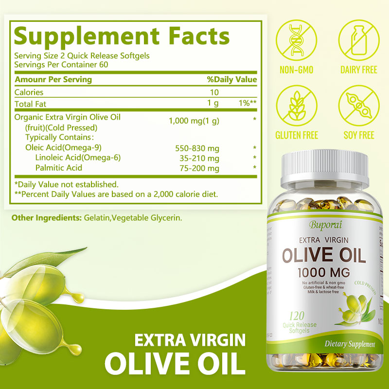 Olivenöl-Softgel 1000mg - Förd – Health Wellness Vitality Bewertung und Preis